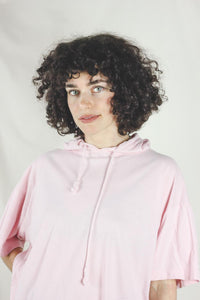 Baby pink vintagehupparipaita