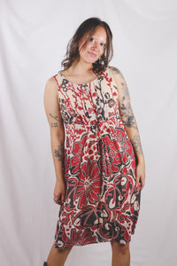 Sienna vintagesilkkimekko