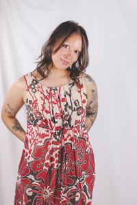 Sienna vintagesilkkimekko