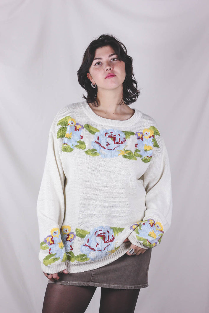 Leile vintagepuuvillaneule