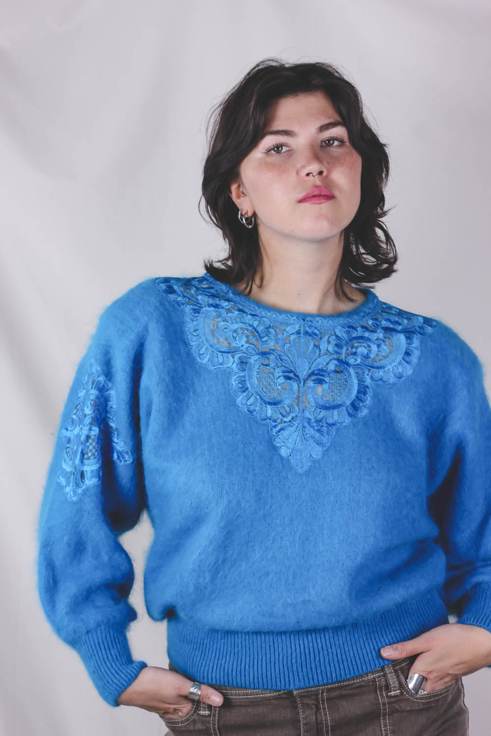 Lisa vintageangoraneule