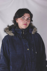 Madine vintagemokkanahkaparkatakki