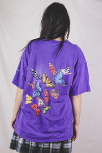 Butterflies vintage t-paita