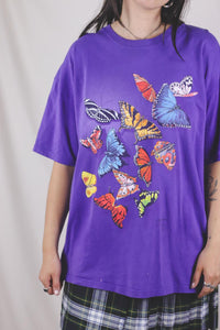 Butterflies vintage t-paita