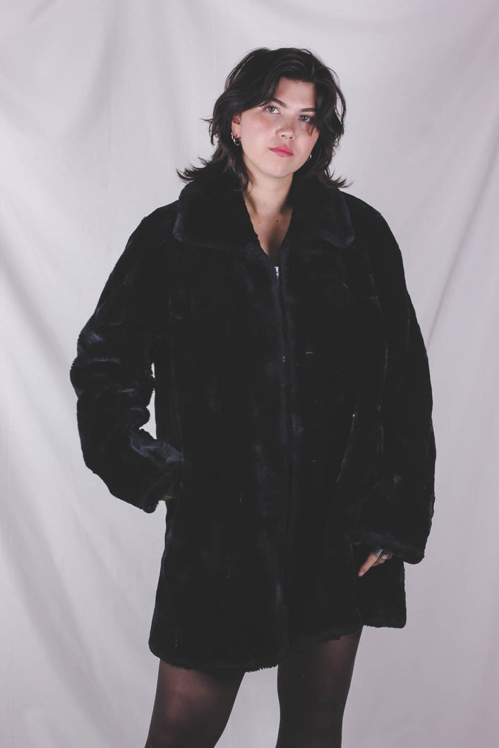 Nadia vintagekeinokarvatakki