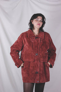 Abila vintagemokkanahkatakki