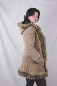Liona vintagelampaankarvatakki