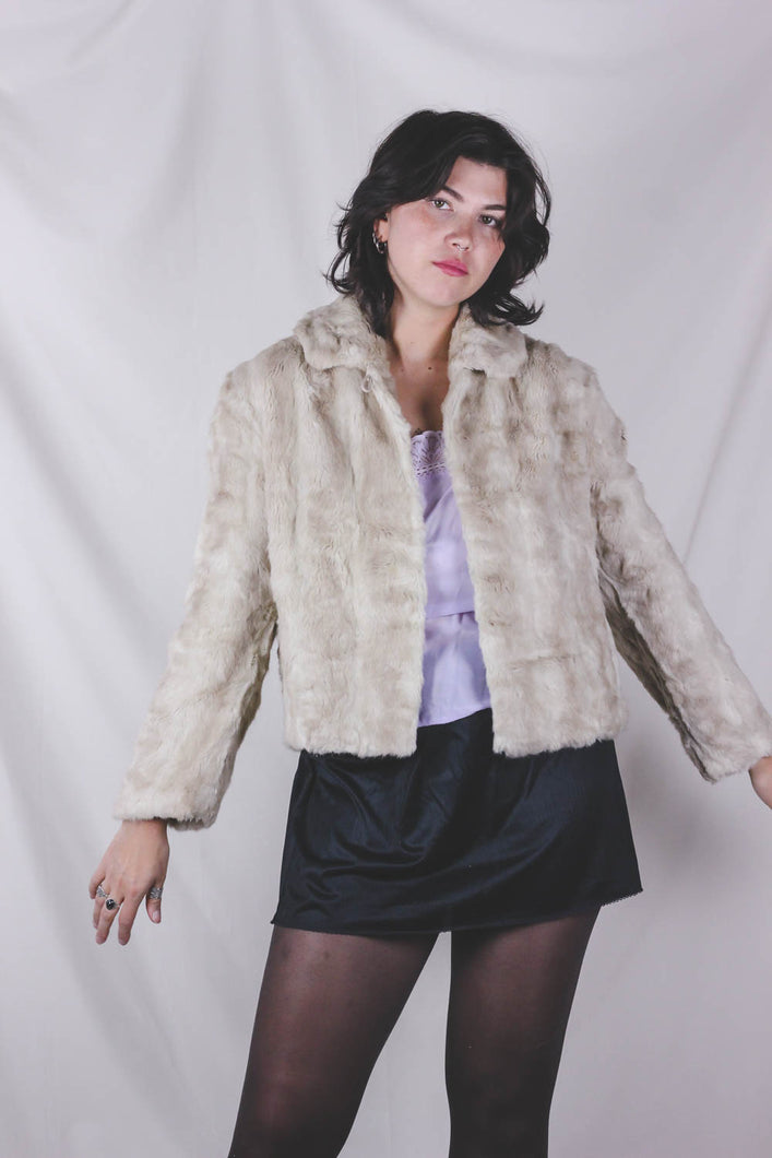 Livia vintagekeinokarvatakki