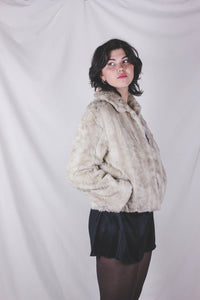 Livia vintagekeinokarvatakki