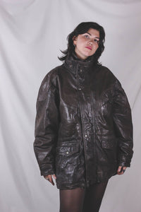 Alisia vintagenahkatakki