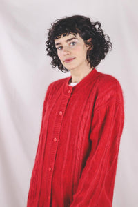 Alva vintageangoraneule