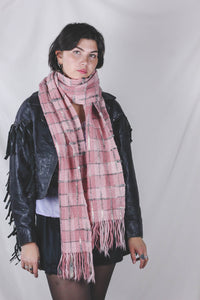 Rosa vintagevillahuivi