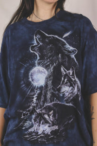 Night wolf t-paita