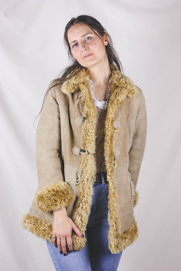 Helda vintagelampaankarvatakki