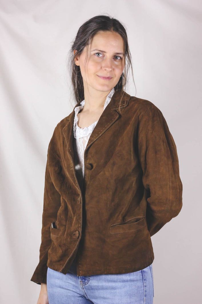 Felina vintagemokkanahkatakki