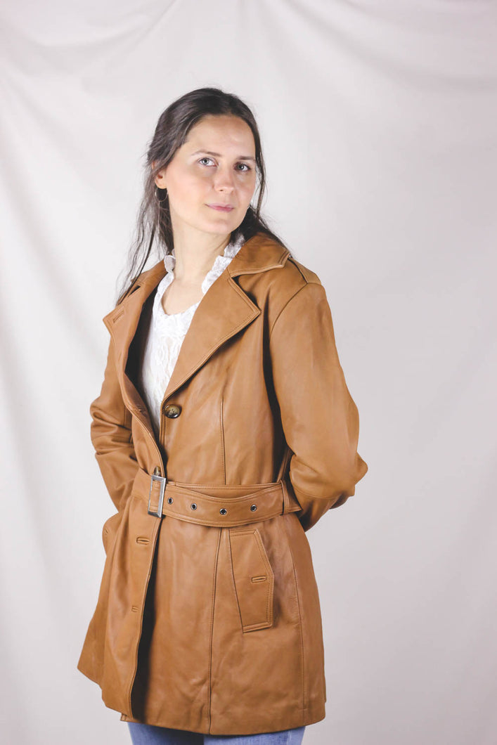 Lina vintagenahkatakki