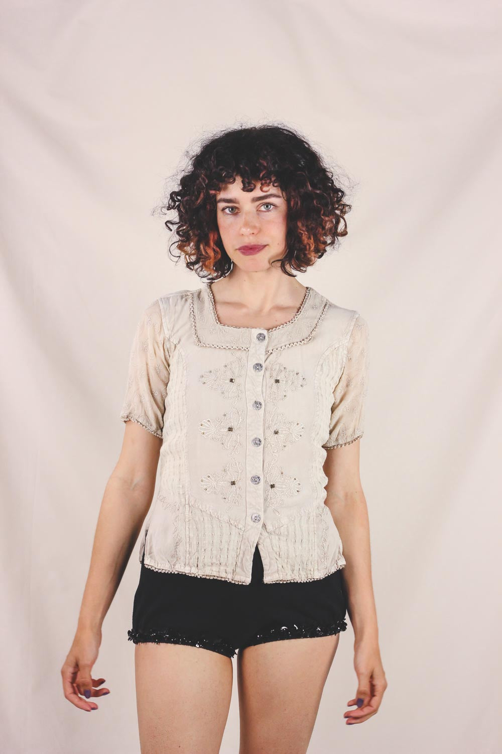 Renya vintageviskoosipusero