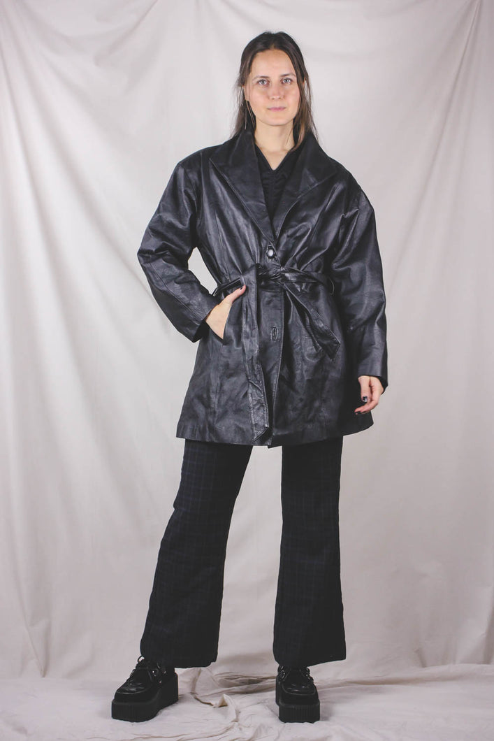 Mendela vintagenahkatakki