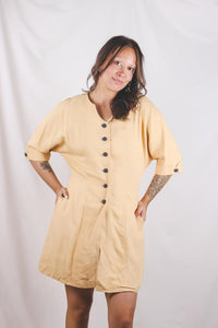 Belma vintagepellavamekko