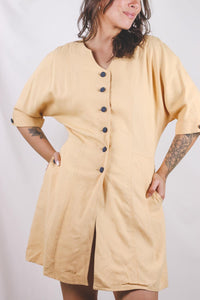 Belma vintagepellavamekko