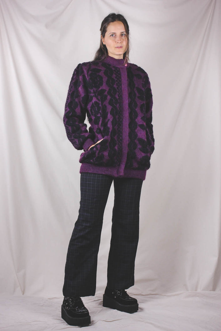 Nova vuorellinen vintagemohairneuletakki