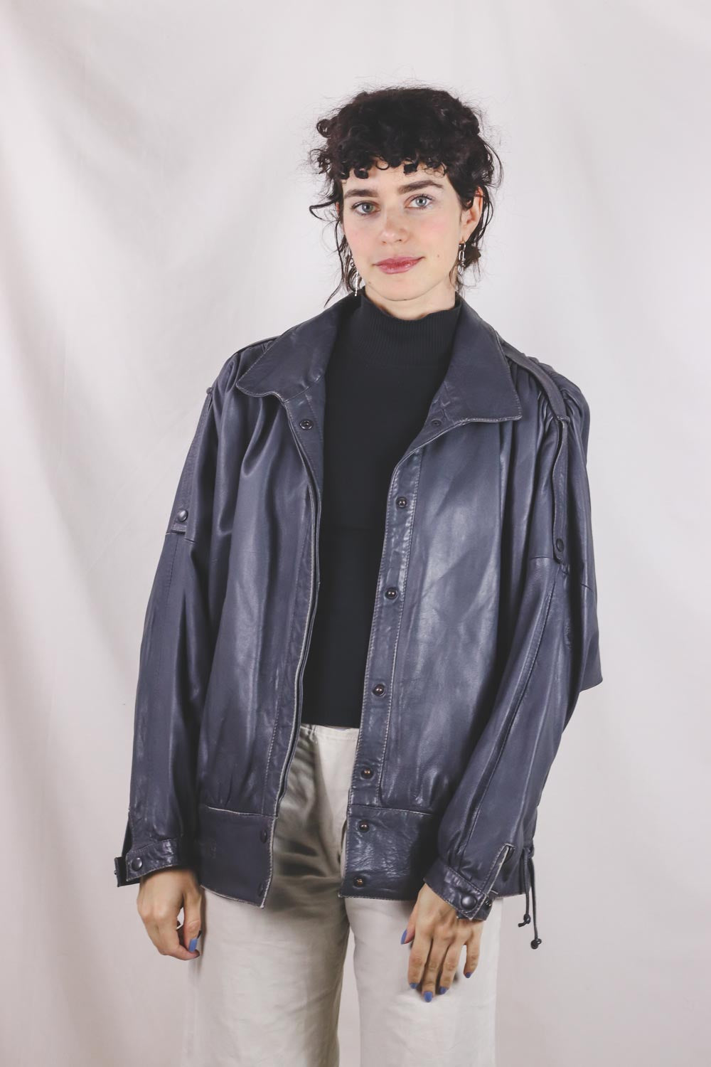 Ebba vintagenahkatakki