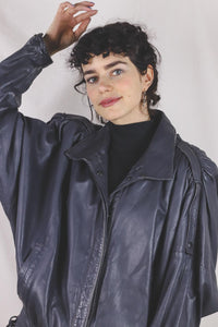 Ebba vintagenahkatakki