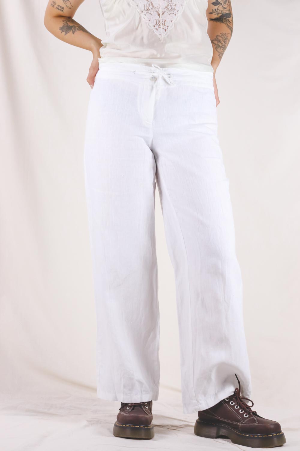 Samina vintagepellavahousut