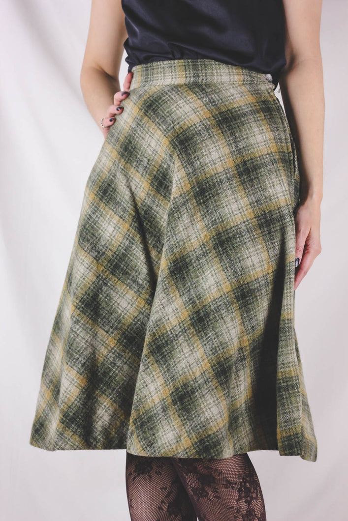 Evelina 60-luvun vintagevillakangashame