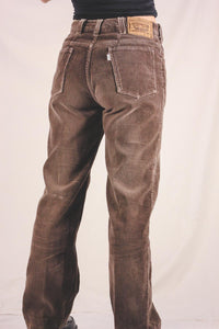 Leviksen 80-luvun vintagesamettihousut