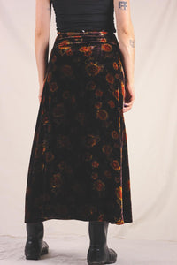 Laura Ashley vintagesilkkiviskoosihame
