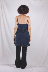 Auri silkkinen vintage slip dress