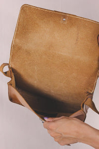 Helda vintagenahkalaukku