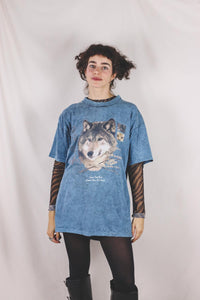 Blu wolf vintage t-paita