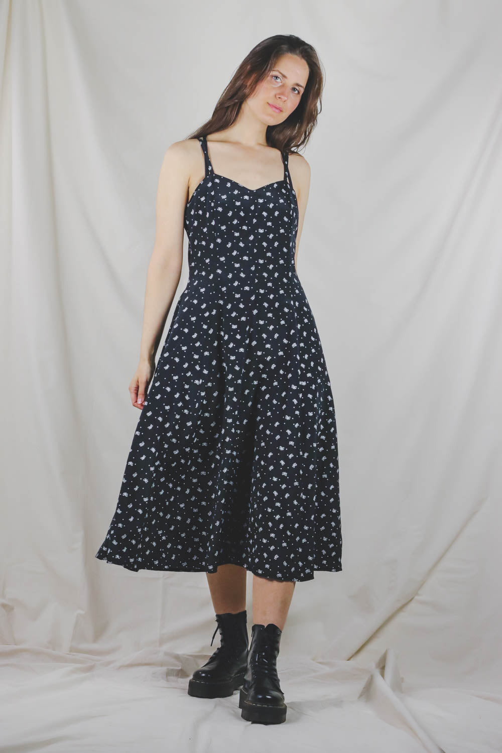 Flara ranskalainen vintagemekko