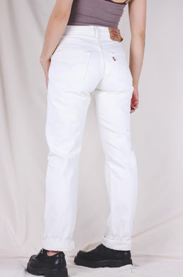 White vintage Levi's 501