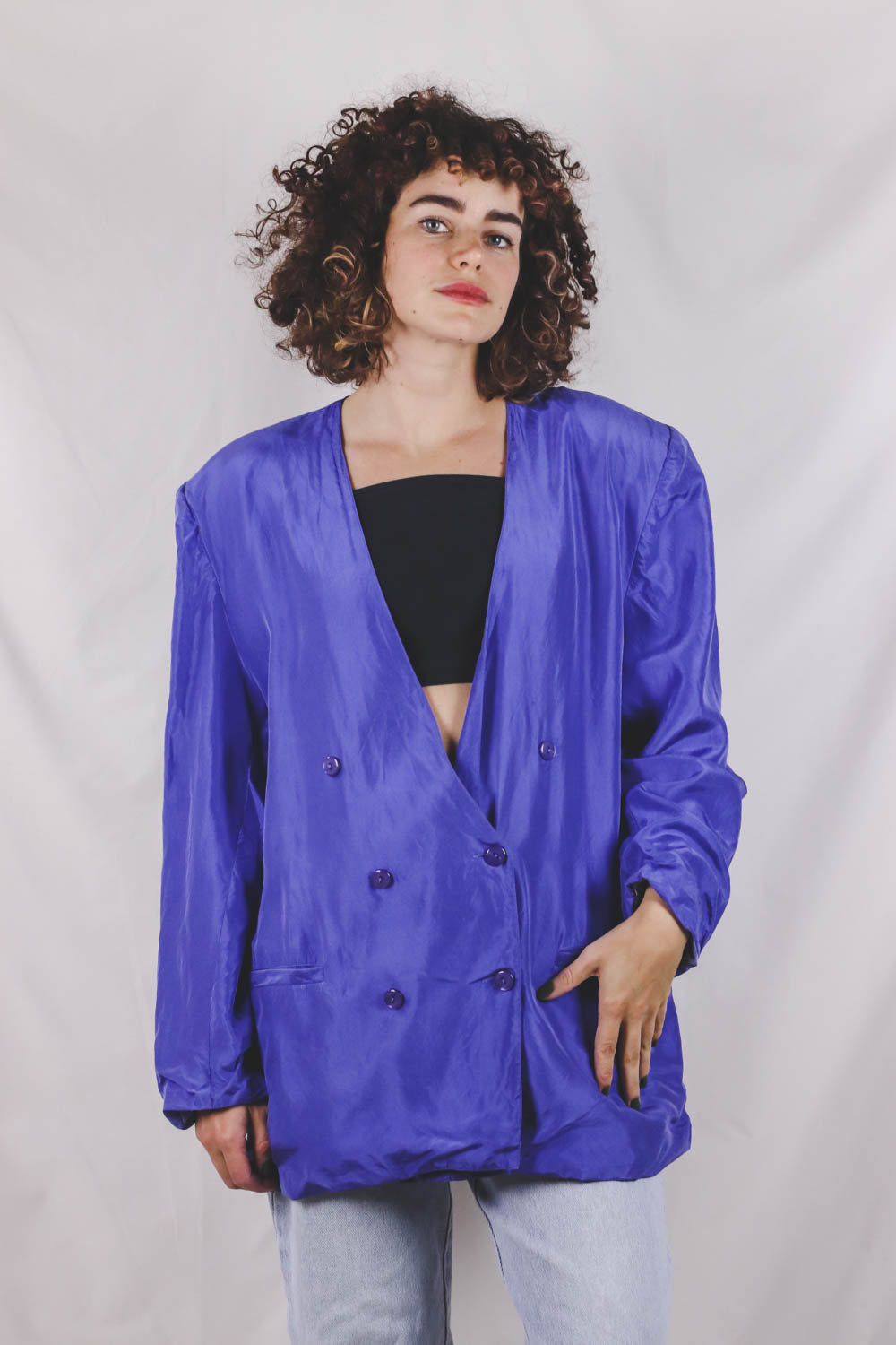 Saana vintagesilkkibleiseri